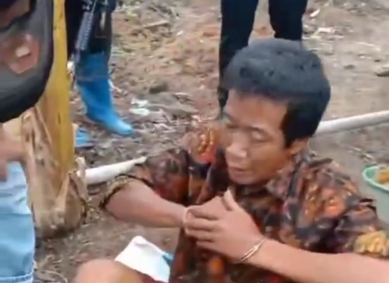 Imam Dibekuk usai Bacok Wajah Kakek Salim secara Brutal