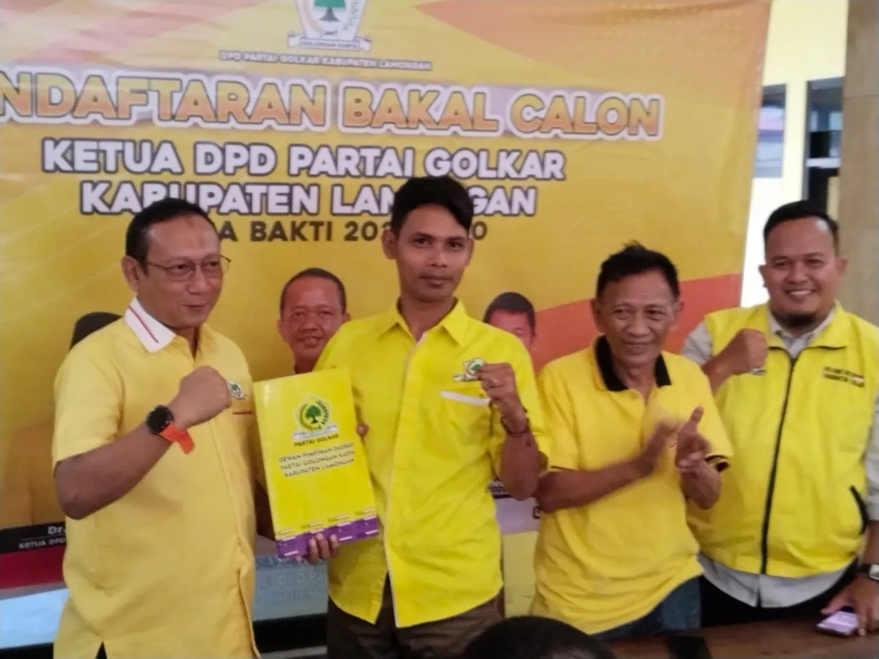 Adik Kandung Bupati Lamongan, Calon Tunggal Ketua DPD Partai Golkar Lamongan