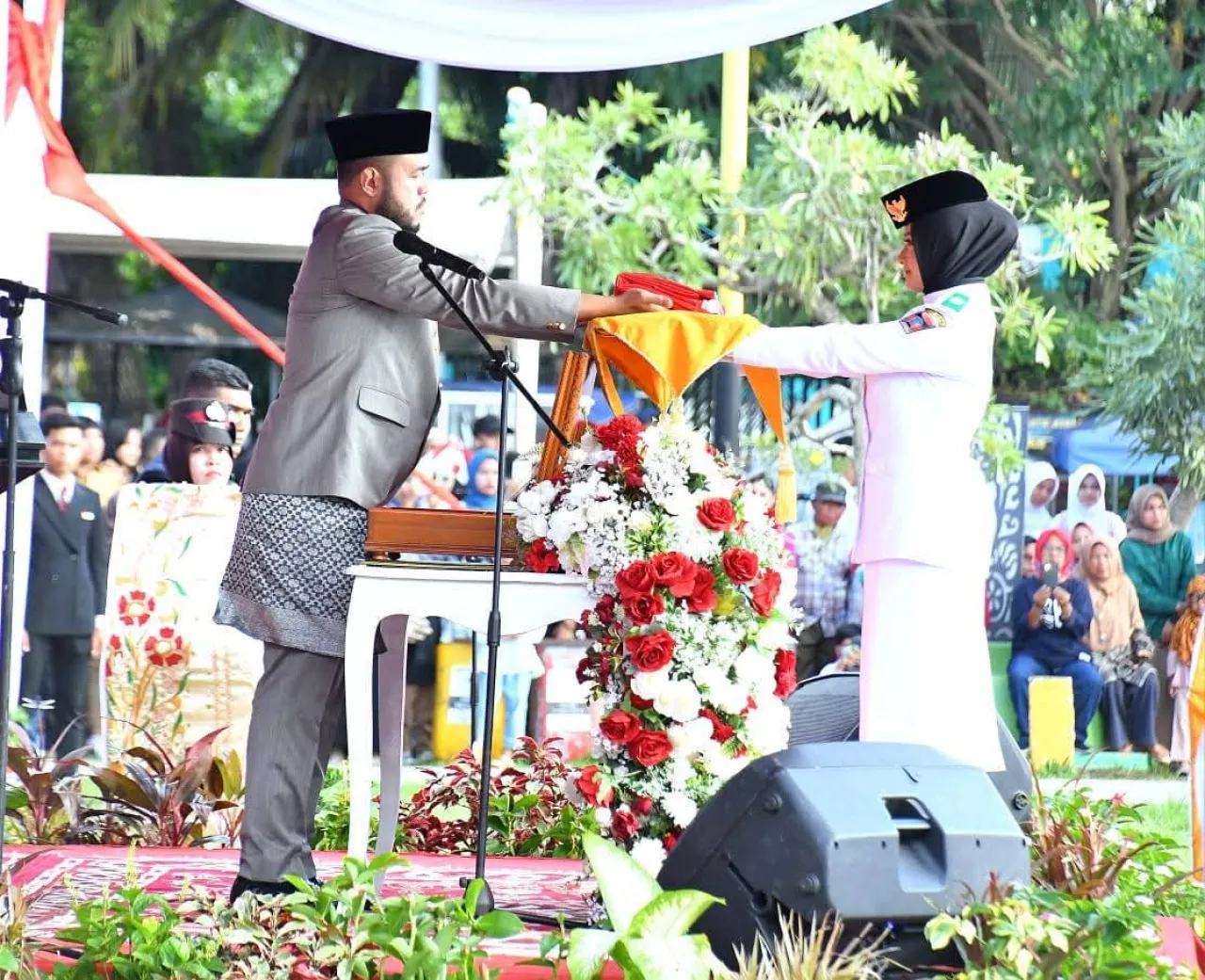 Upacara HUT RI ke-80, Wako Fadly Amran Tekankan Pentingnya Persatuan dan Semangat Juang