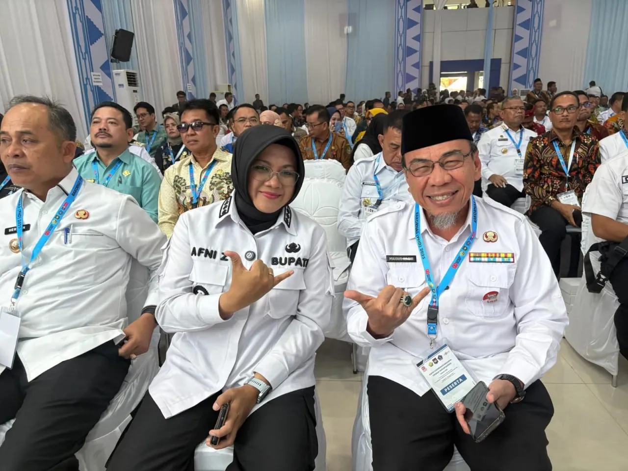 Wawako Padang Hadiri Rakornas Produk Hukum Daerah di Kendari