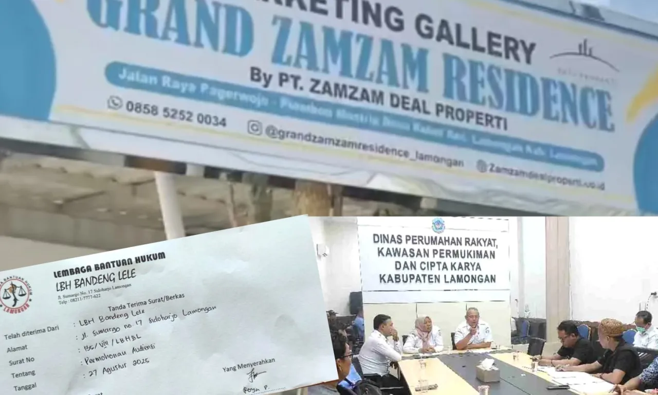 DPRKPCK Lamongan Dinilai Lamban, Soal Grand ZamZam Residence Lanjut ke Legislatif