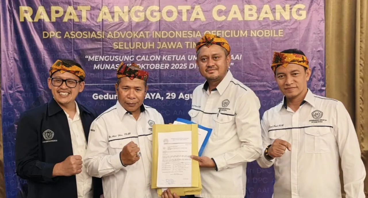 12 DPC AAI ON Jatim Dukung Prof. Tjandra Sridjaja Maju Ketua Umum di Munaslub 2025