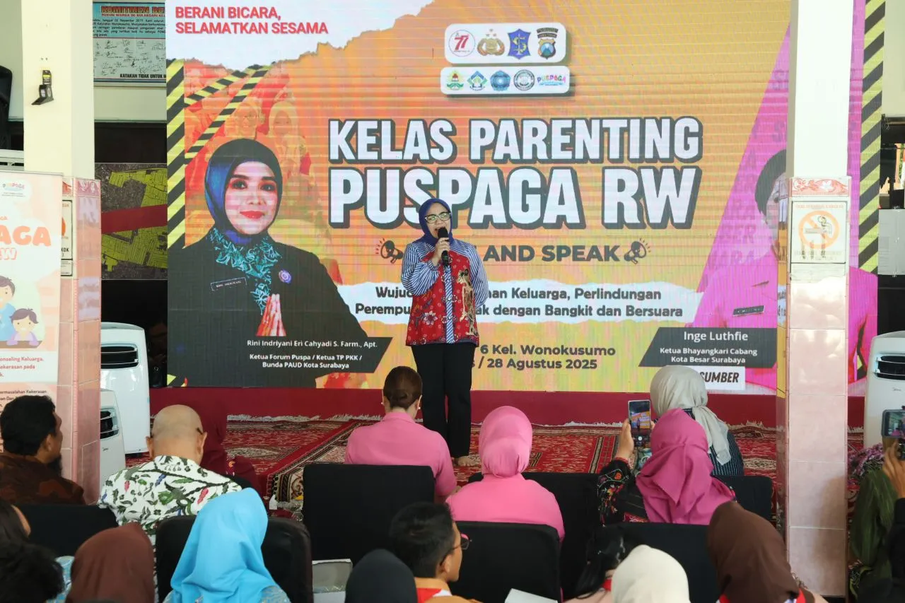 Pemkot dan Polrestabes Surabaya Gelar Kelas Parenting, Dorong Warga Berani Laporkan Kekerasan