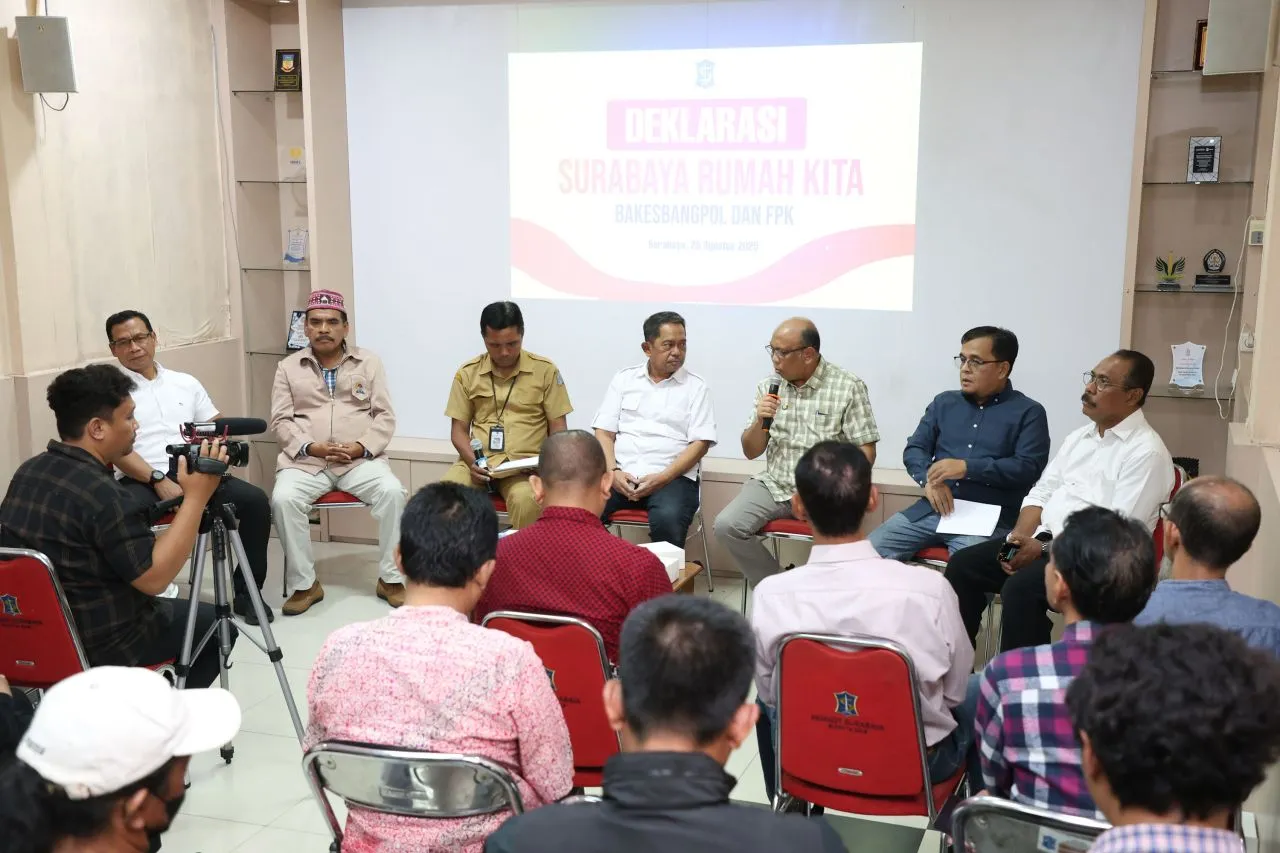 Pemkot Surabaya dan FPK Deklarasikan Surabaya Rumah Kita Bersama