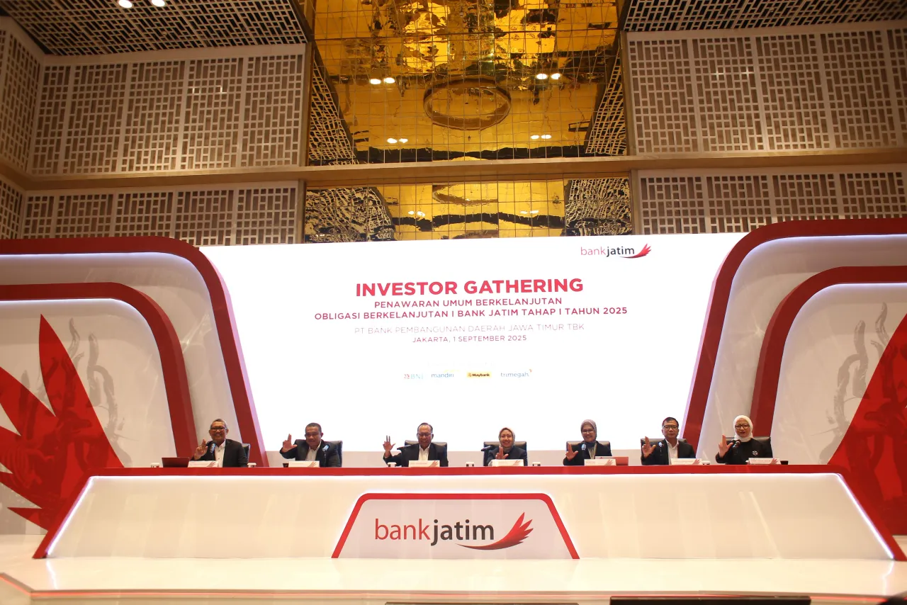 Bank Jatim Terbitkan Obligasi Berkelanjutan Senilai Maksimal Rp2 Triliun