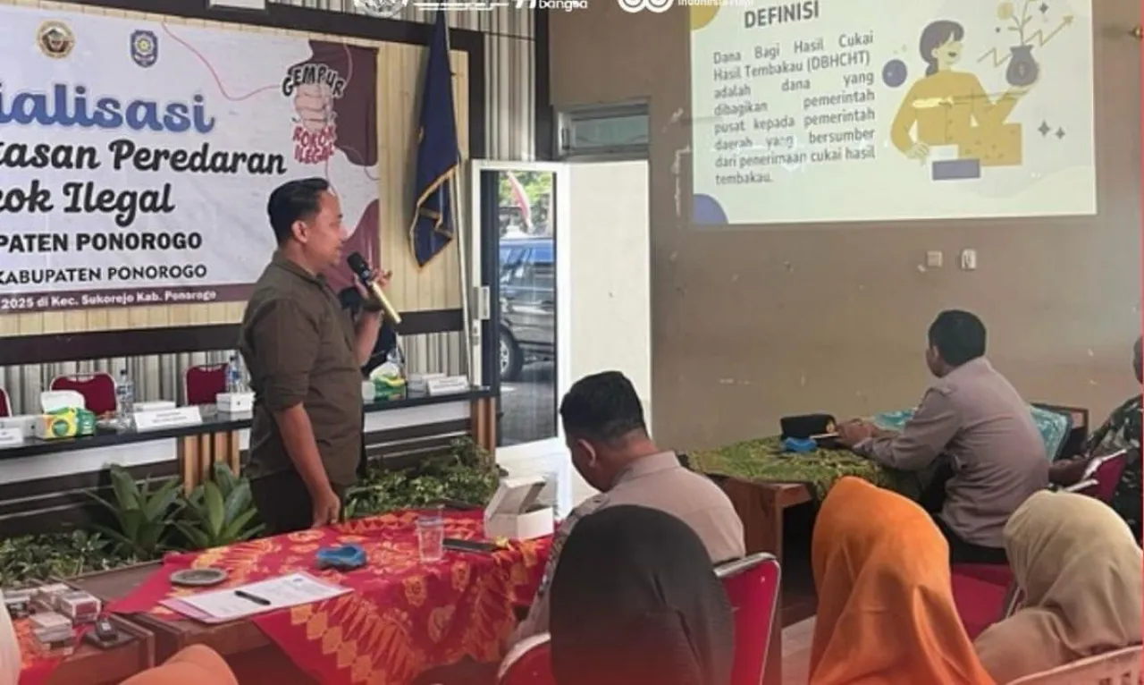 Marak Rokok Ilegal di Ponorogo, Satpol PP Gencar Lakukan Sosialisasi ke Masyarakat