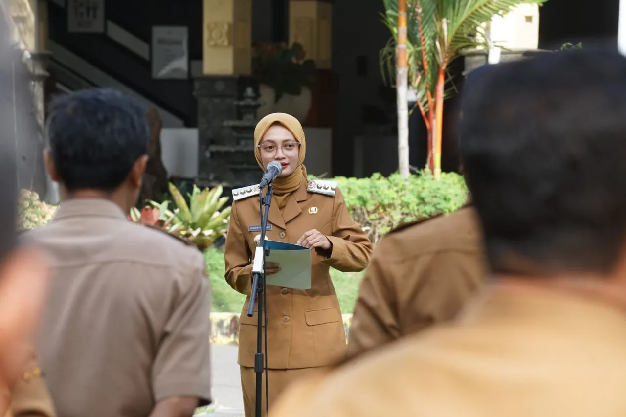 Pimpin Apel Pagi, Mbak Wali : Kota Kediri Kondusif, Pemulihan Ekonomi Jadi Fokus Utama