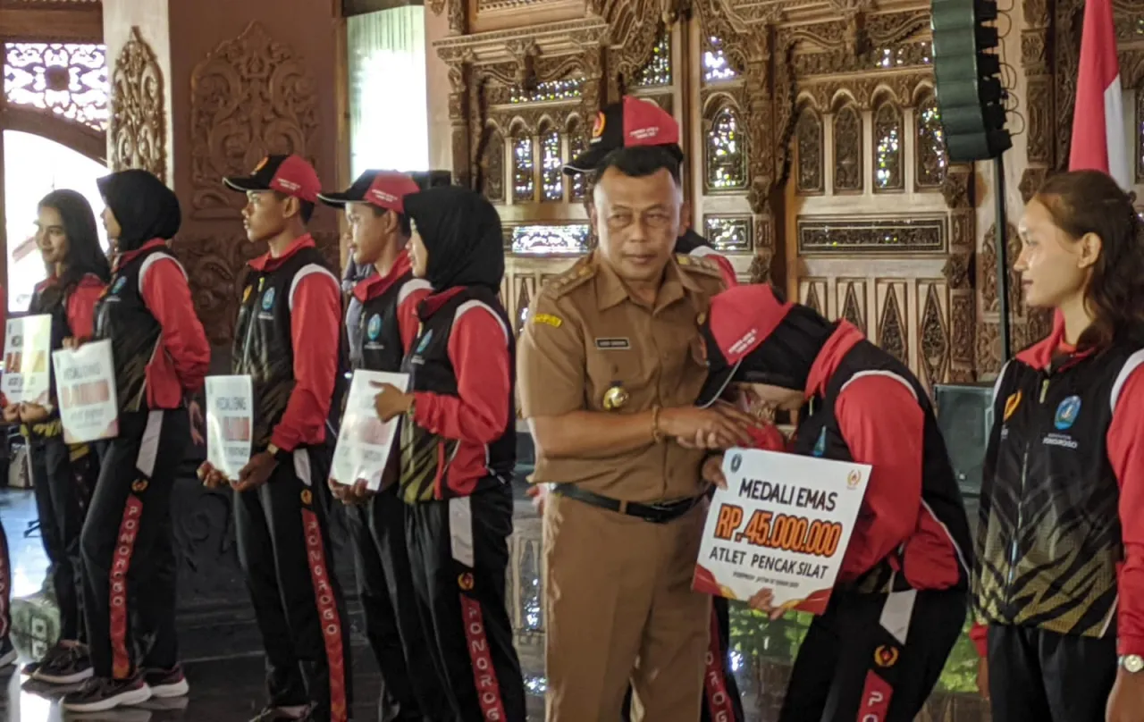 Berprestasi di Proprov Jatim IX, Pemkab Ponorogo Berikan Bonus untuk Atlit