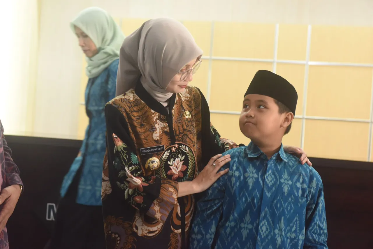 Mbak Wali Lepas Kafilah Kota Kediri Berlaga di MTQ XXXI Tingkat Provinsi Jawa Timur