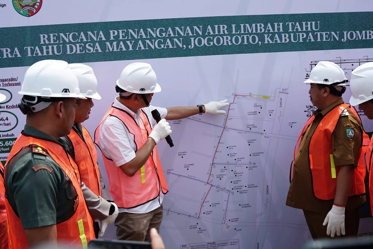 IPAL Komunal Limbah Tahu Dibangun KLHK, PGN dan Pemkab Jombang