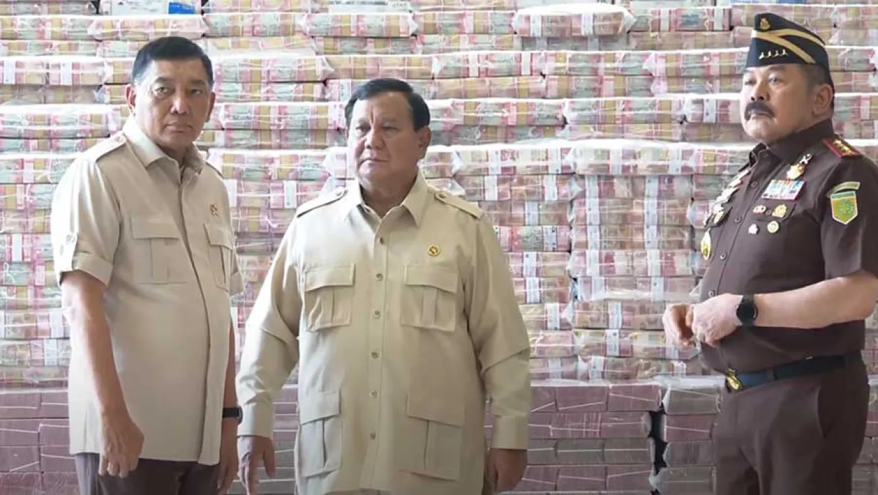Saksikan Penyerahan Uang Rp 13 T oleh Kejaksaan Agung, Prabowo: Jangan Suka Mengkriminalisasi