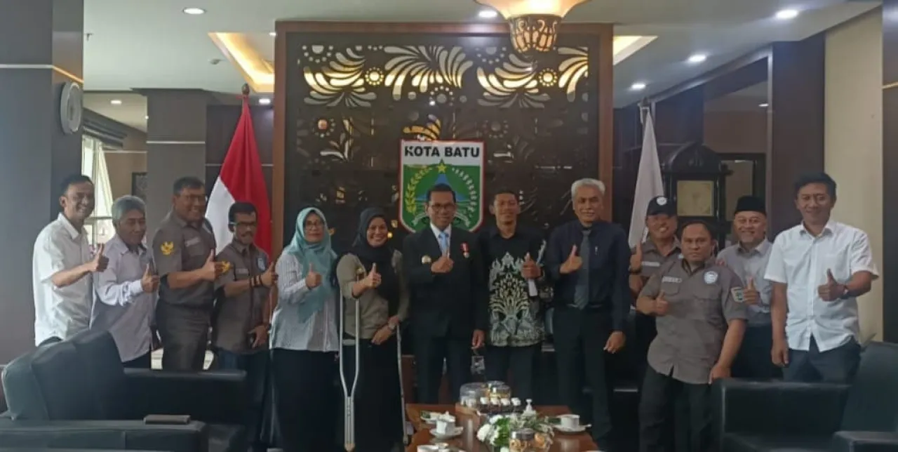 Atlet Disabilitas Kota Batu Pamit Wali Kota Siap Menuju Thailand