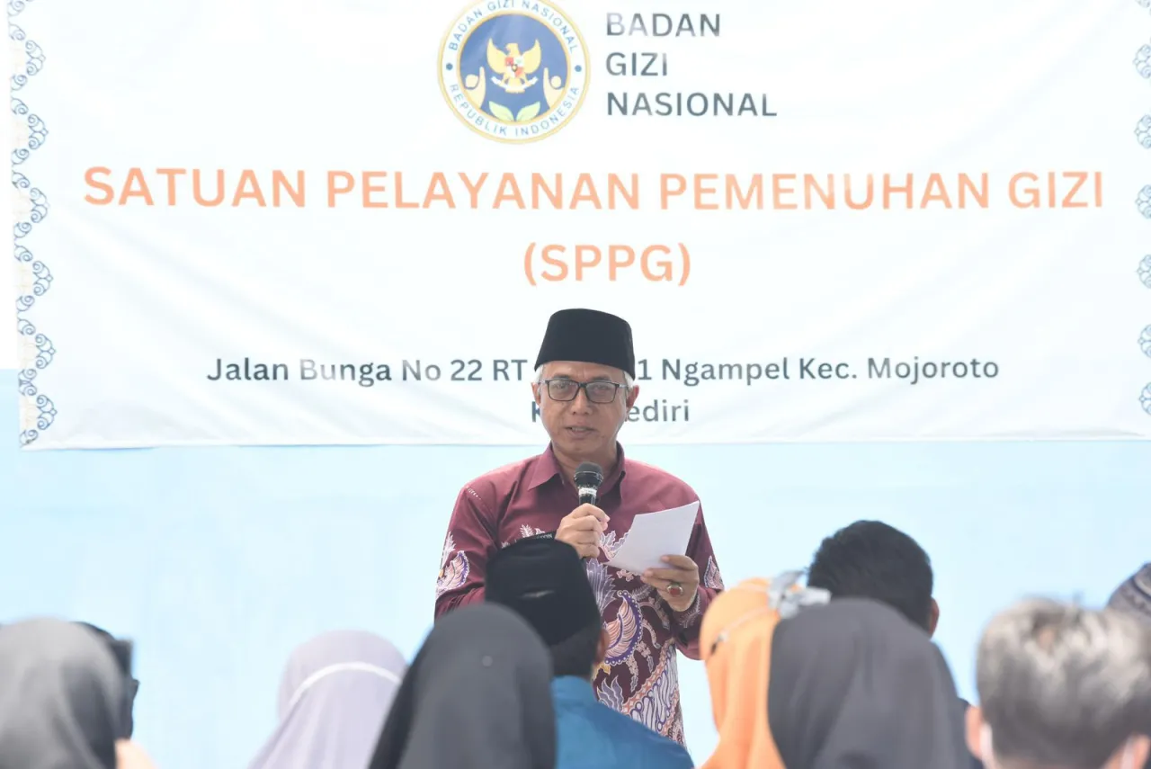 SPPG Ngampel Diresmikan, Gus Qowim Tekankan Gizi Seimbang Hingga Ketahanan Pangan Lokal