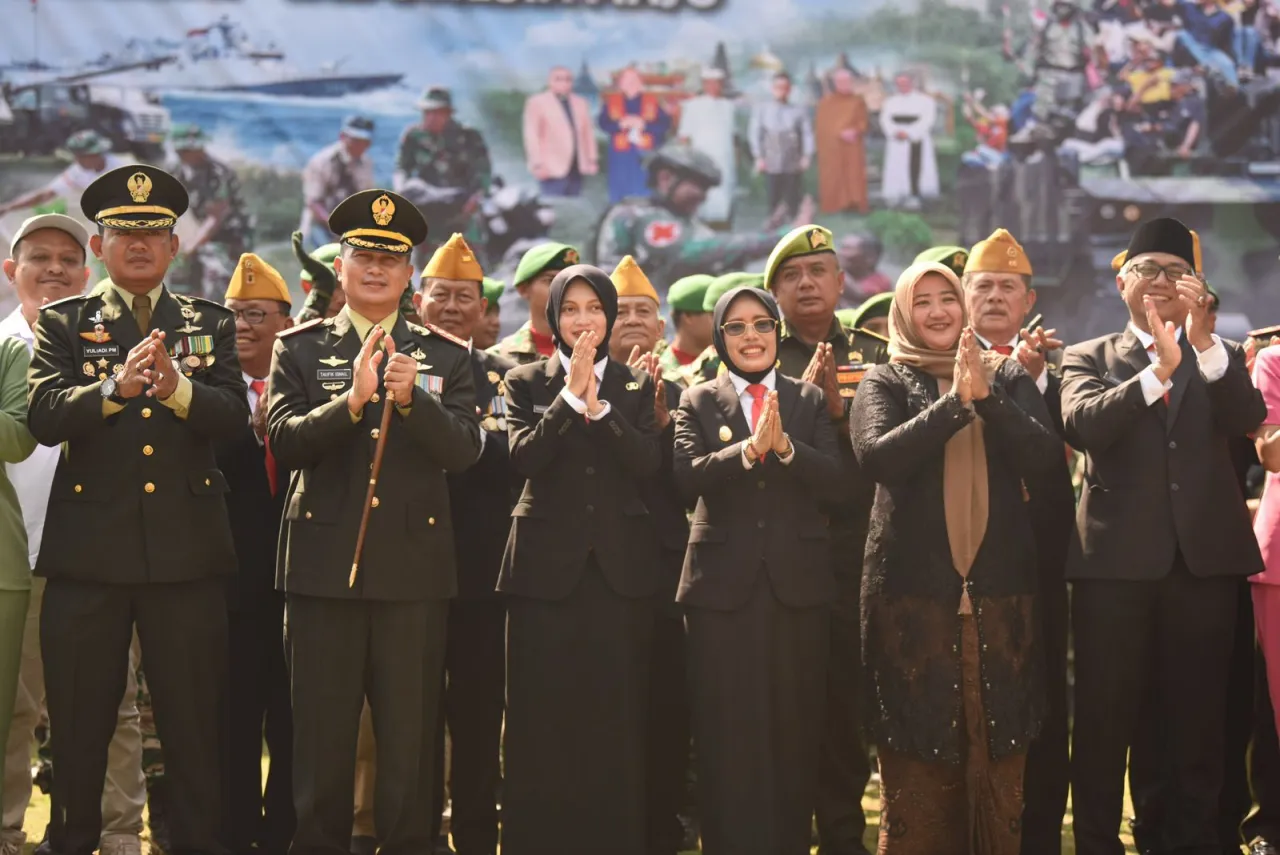 HUT ke-80 TNI, Mbak Wali Apresiasi Sinergi dan Dedikasi TNI untuk Kota Kediri