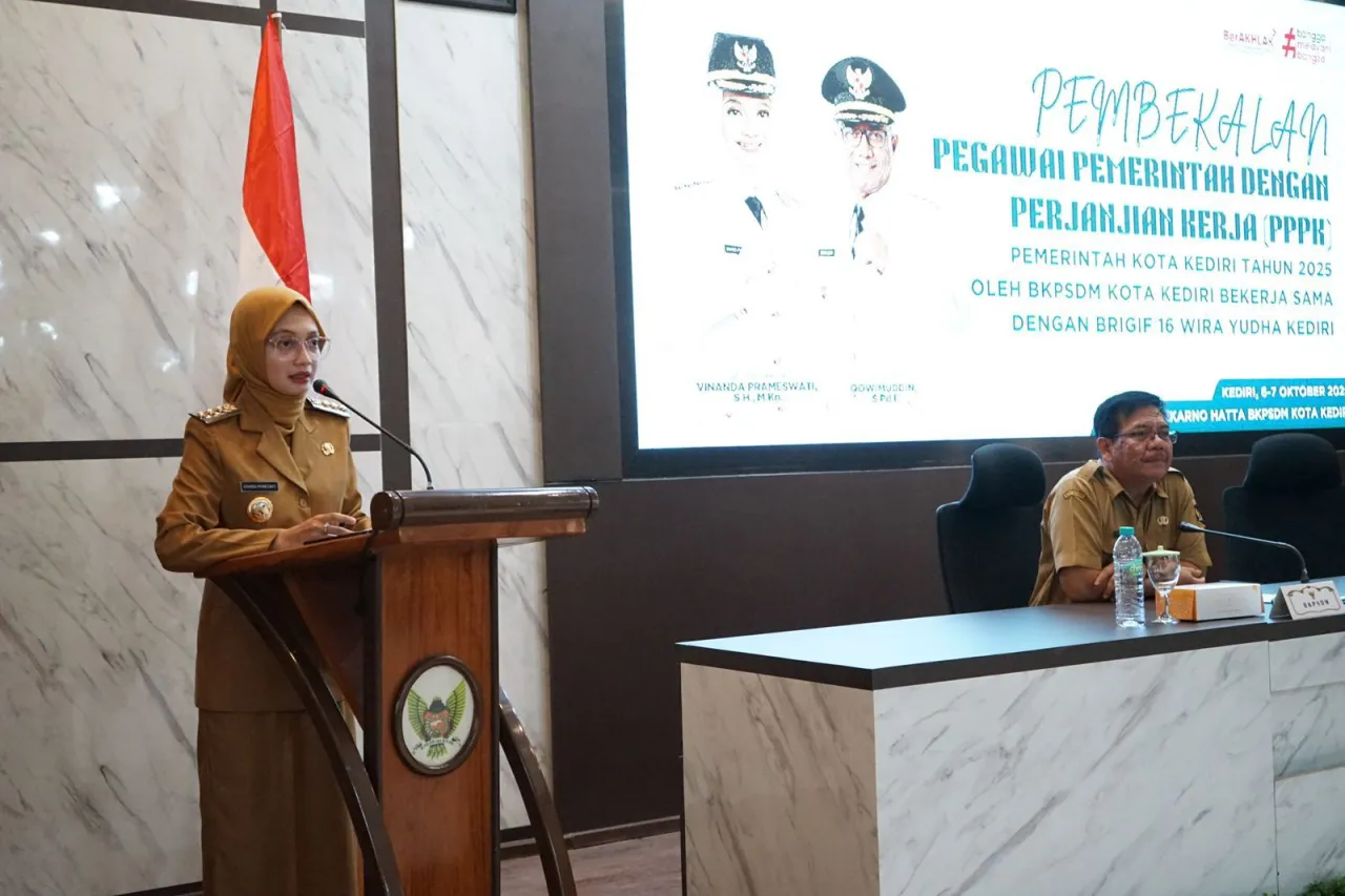 Pembekalan Ratusan PPPK, Usaha Pemkot Kediri Wujudkan ASN Kota Kediri Profesional dan Berintegritas
