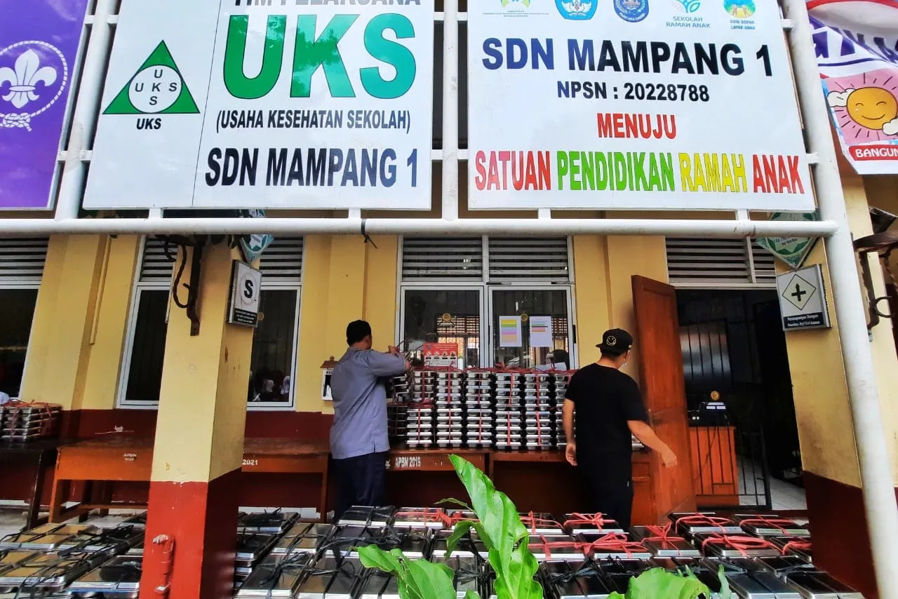 Viral Menu MBG di SDN Mampang 1 Depok, SPPG Ungkap Sudah Sesuai Standar Gizi BGN