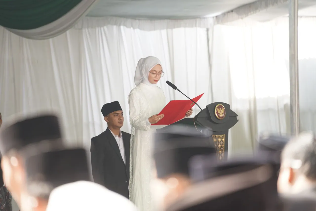 Upacara Peringatan Hari Santri Nasional, Mbak Wali: Banyak Tantangan Zaman