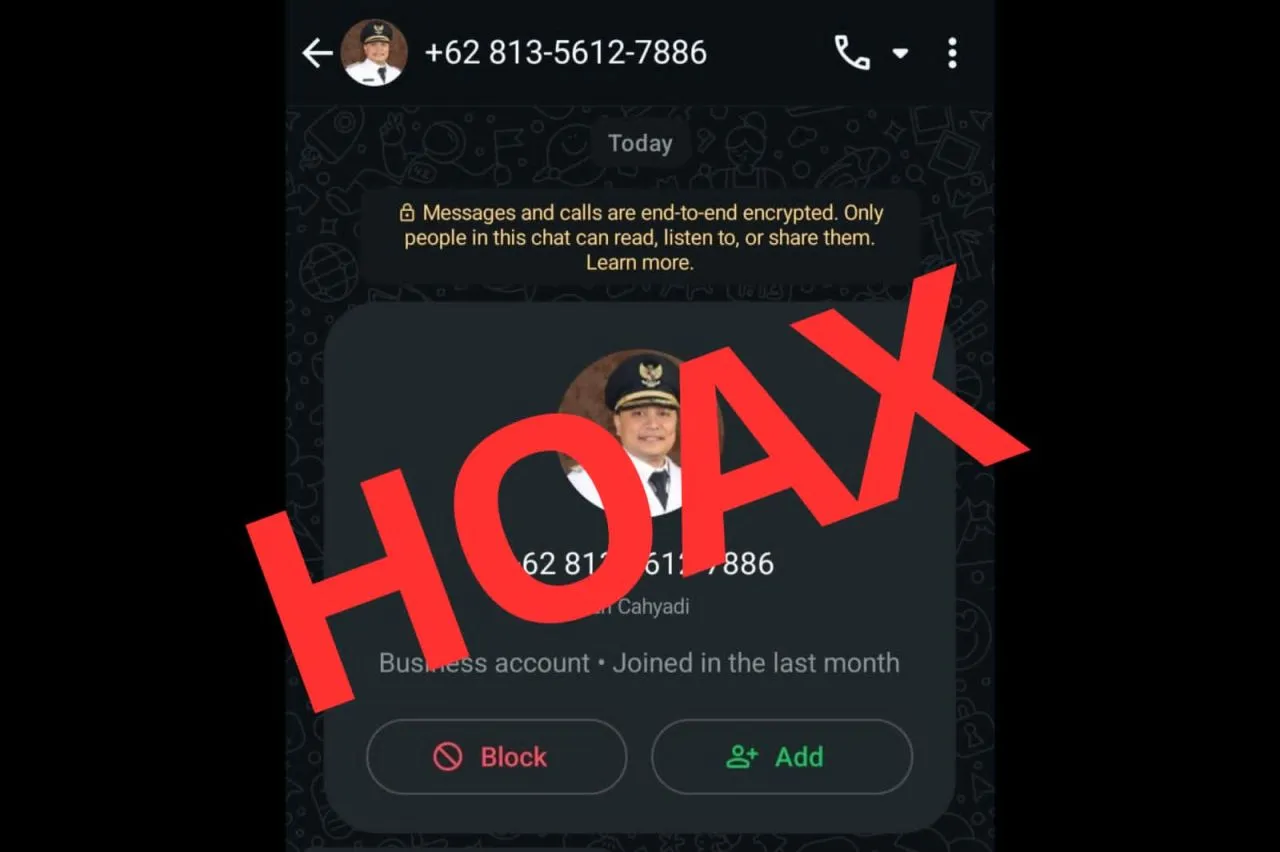 Modus Baru! Penipu Gunakan Nama Wali Kota Eri Cahyadi, Minta Uang Lewat WhatsApp