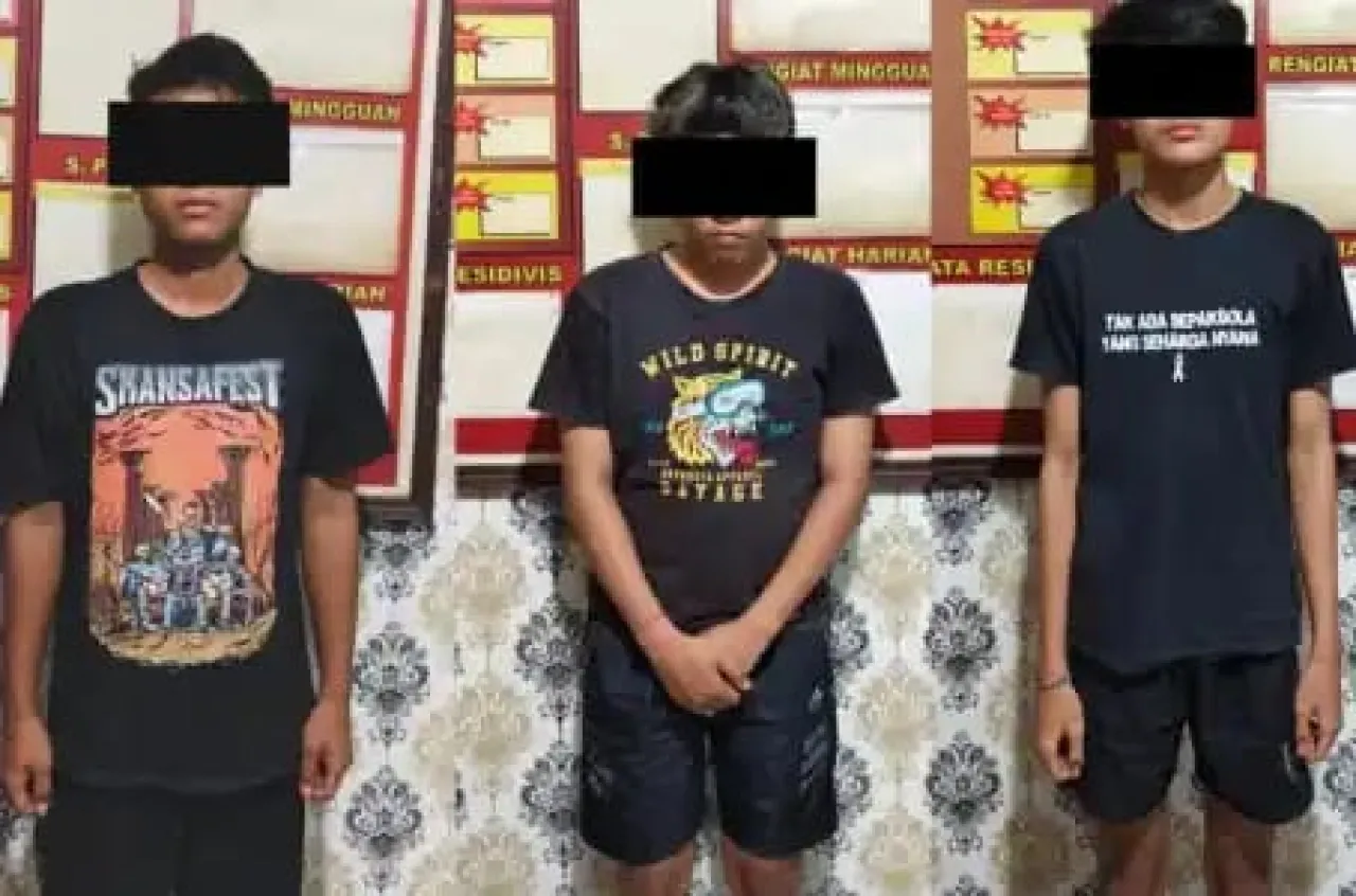 Polisi Berhasil Mengamankan Tiga Pelaku Pengeroyokan di Depan Indomaret Purwosari