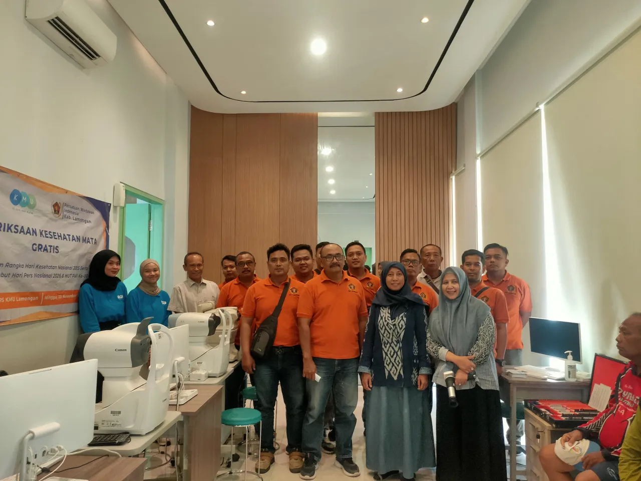 PWI Lamongan Dukung RS KMU Cegah Resiko Kebutaan Akibat Diabetes