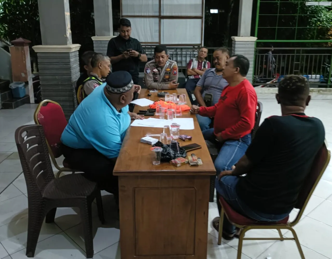 Empat Terduga Pelaku Pungli Parkir Truk di JLU Lamongan Diamankan