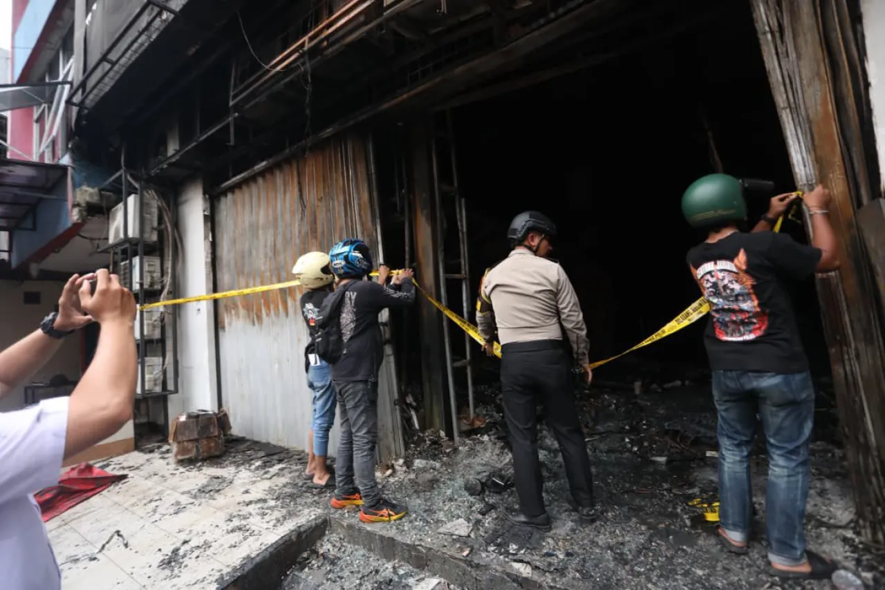 Kebakaran Ruko Terra Drone yang Tewaskan 22 Orang, Dikarenakan Batre yang Terbakar