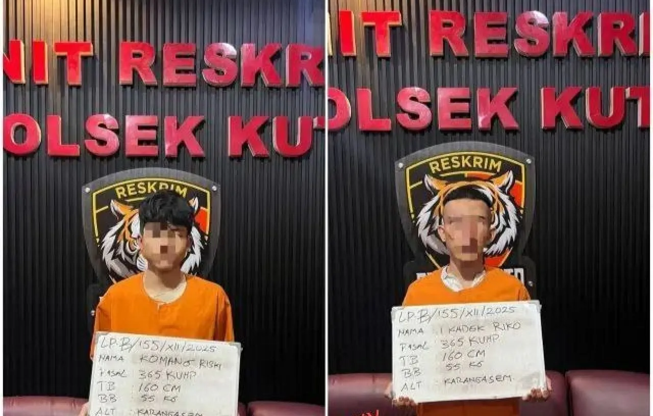 Dua Jambret Diamuk Massa Usai Rampas Kalung Emas Milik Turis