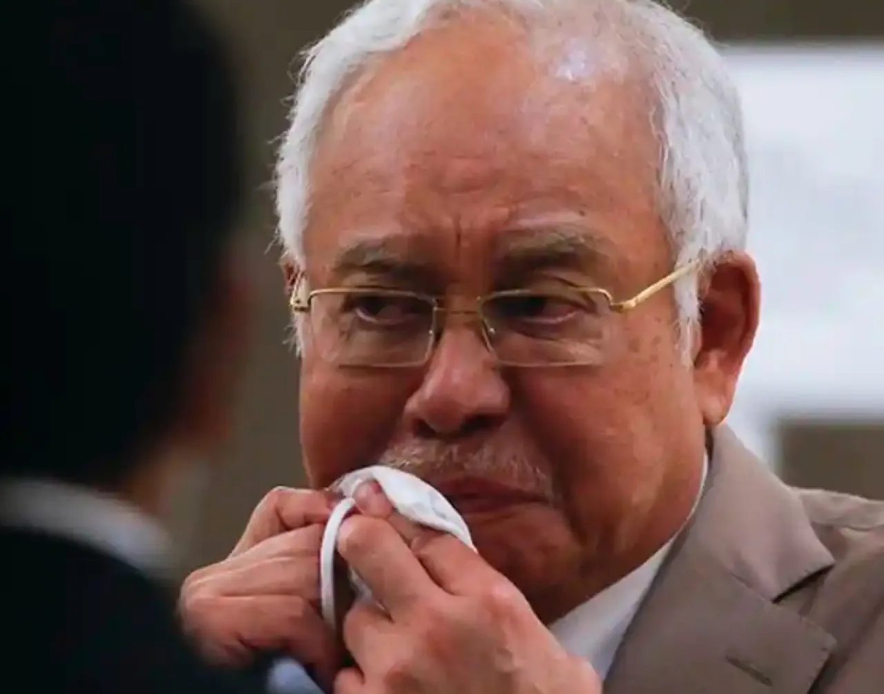 Najib Razak menangis saat diadili. Foto: IG Sun