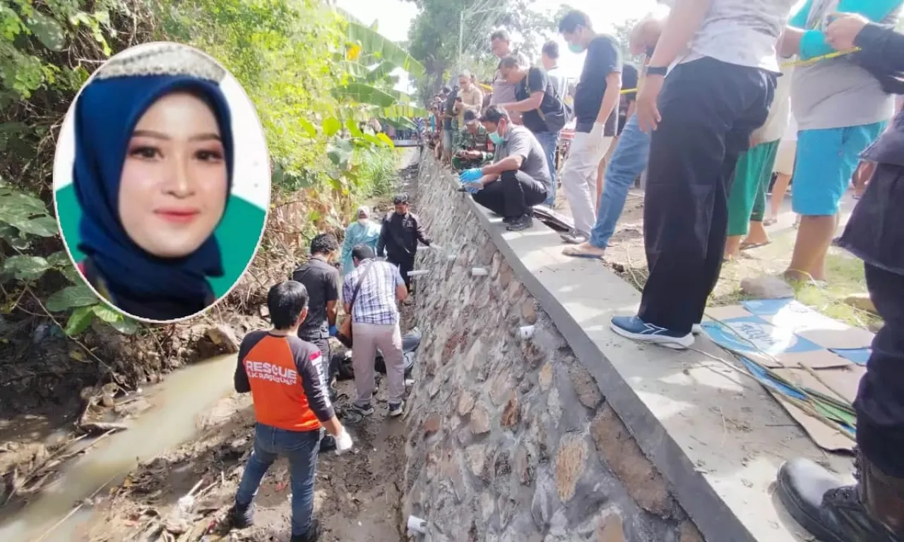 Mahasiswa UMM Diduga jadi korban pembunuhan dan mayatnya dibuang di tepi sungai. FOTO: Montage by Realita.co