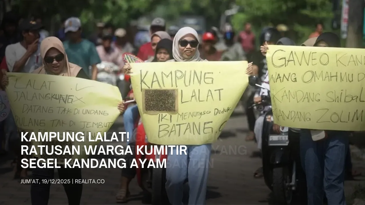 Kampung Lalat! Ratusan Warga Kumitir Segel Kandang Ayam