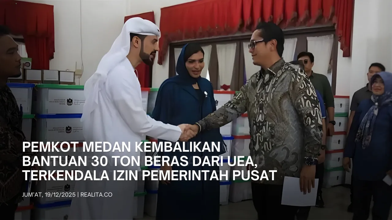 Pemkot Medan Kembalikan Bantuan 30 Ton Beras dari UEA, Terkendala Izin Pemerintah Pusat