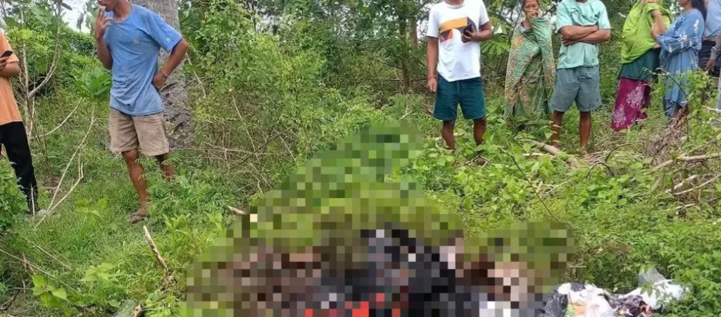 Diduga Mayat Manusia Ditemukan di Sekitar Pura Batu Leong, Dalam Kondisi Gosong