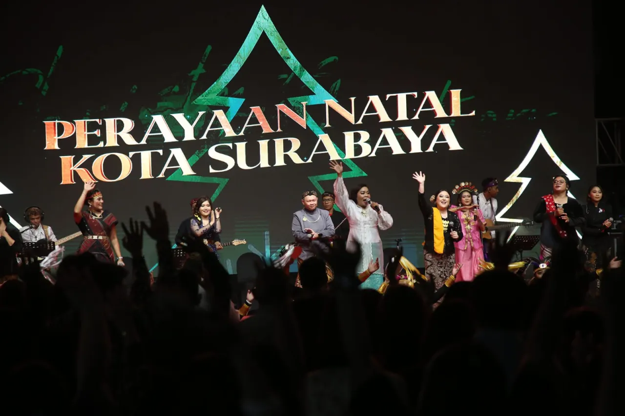 Natal Kota Surabaya Kembali Digelar, Perkuat Semangat Toleransi dan Kebersamaan