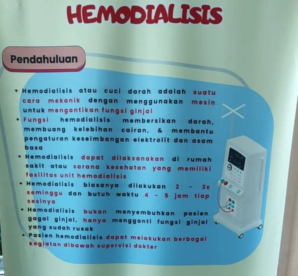 Efek Samping Cuci Darah: Pusing, Kram hinggal Mual Muntah