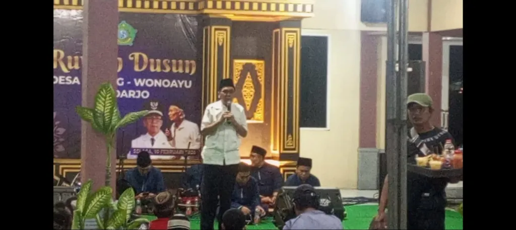 Pemerintah desa Pilang beserta panitia ruwat dusun Pilang menggelar serangkaian kegiatan rutin tahunan ruwat dusun Pilang, Selasa (10 Februari 2026) malam. Foto: Kris