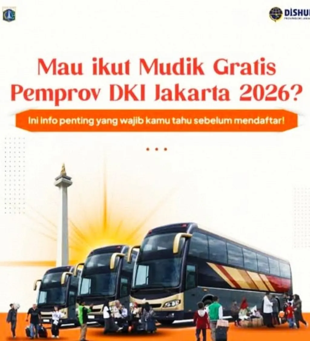 Pemprov DKI melalui Dishub DKI Adakan Mudik Gratis, Ini Dia Syaratnya?