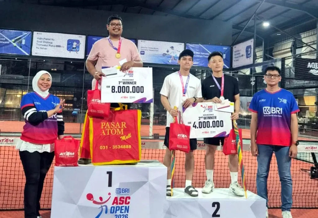 Komitmen BRI Majukan Olahraga, Sukses Gelar Padel Open di Jantung Surabaya