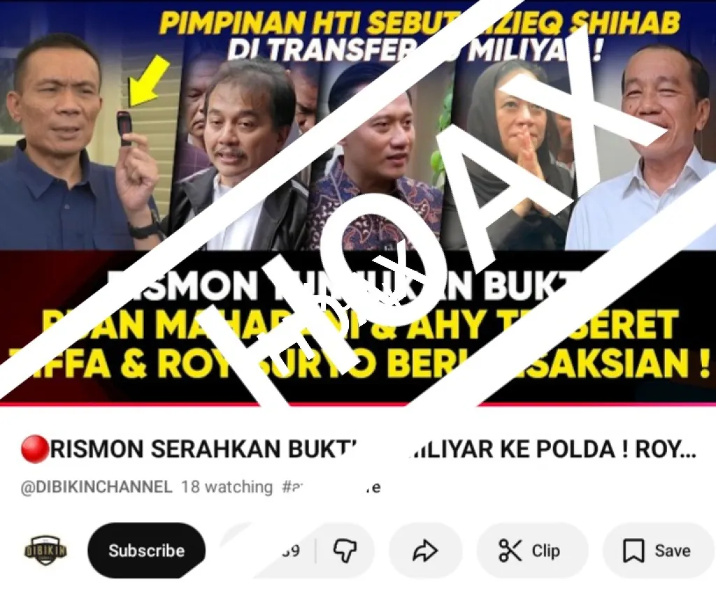 Bantahan Tegas atas Hoax "Rekaman" dan "Uang 50M"