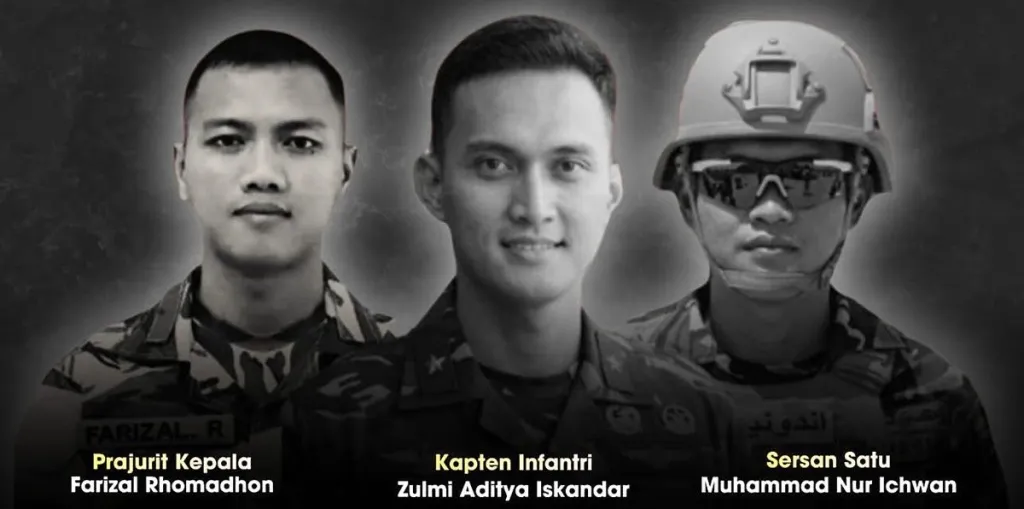 Jenazah 3 Prajurit TNI Gugur di Lebanon Tiba di Tanah Air