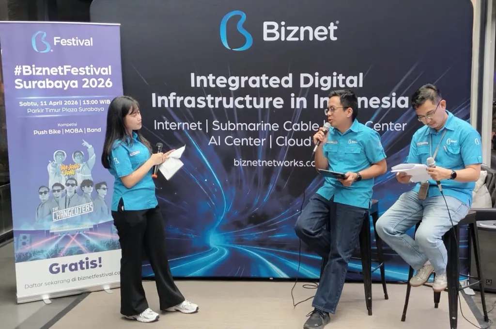 Biznet Perkuat Infrastruktur Jaringan dan Hadirkan Pengalaman Digital Melalui Biznet Festival Surabaya 2026 