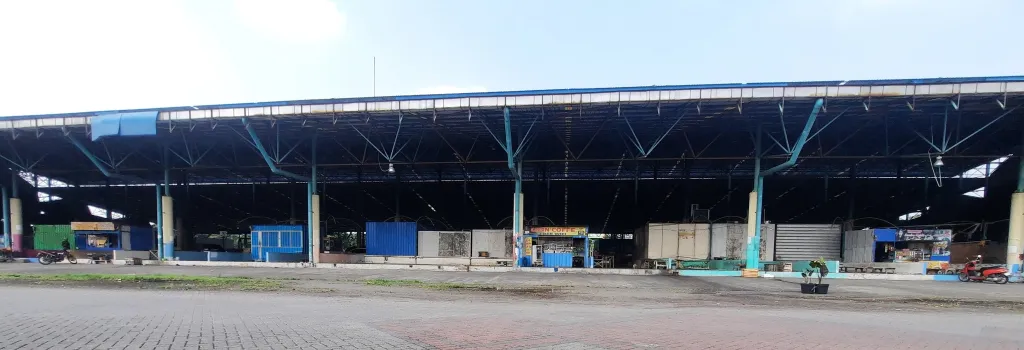 Betapa sepinya Puspa Agro di Sidoarjo. Foto: Bayu