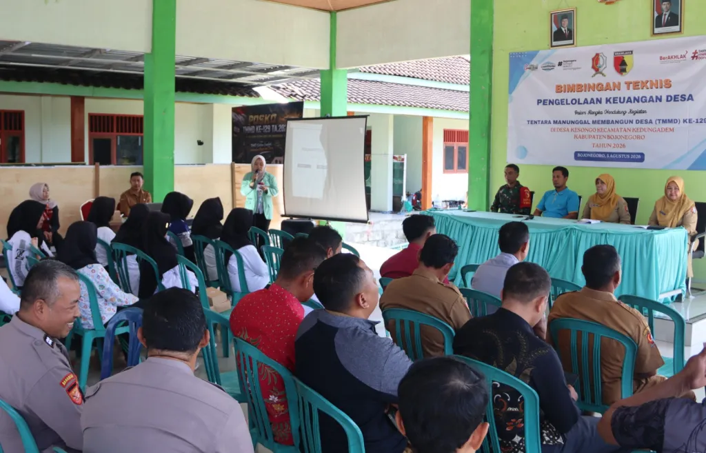 Sinergi Membangun Desa: TMMD 129 Bojonegoro Bekali Warga Kesongo Ilmu Kelola Keuangan
