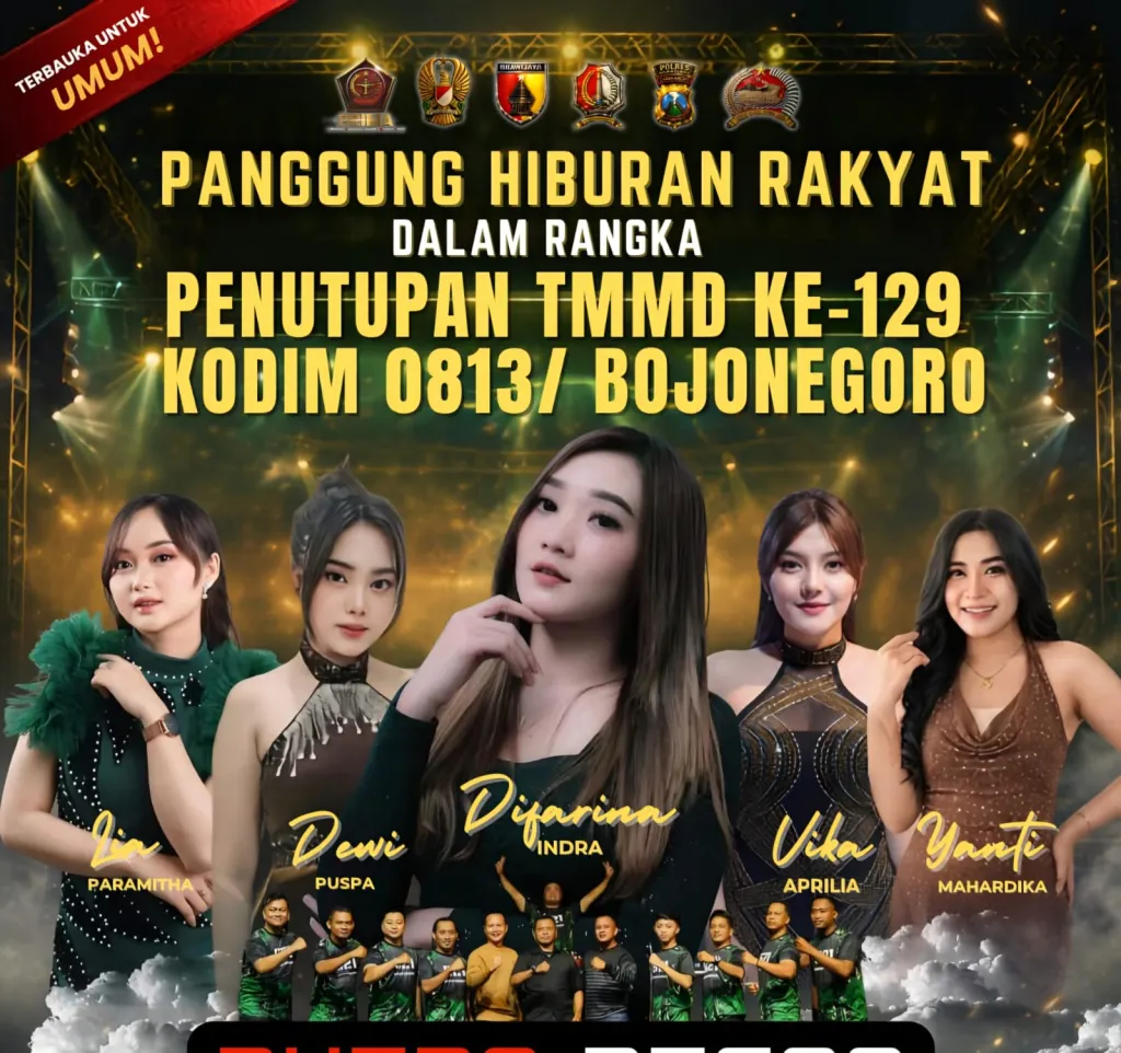 Pesta Rakyat di Kesongo! Penutupan TMMD 129 Bojonegoro Siap Digelar Meriah Bersama Difarina Indra dan Orkes Putra Bisma