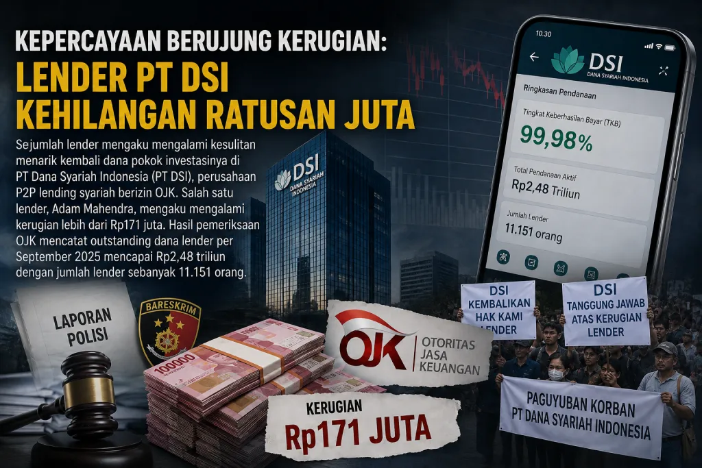 Kepercayaan Berujung Kerugian: Lender PT DSI Kehilangan Ratusan Juta