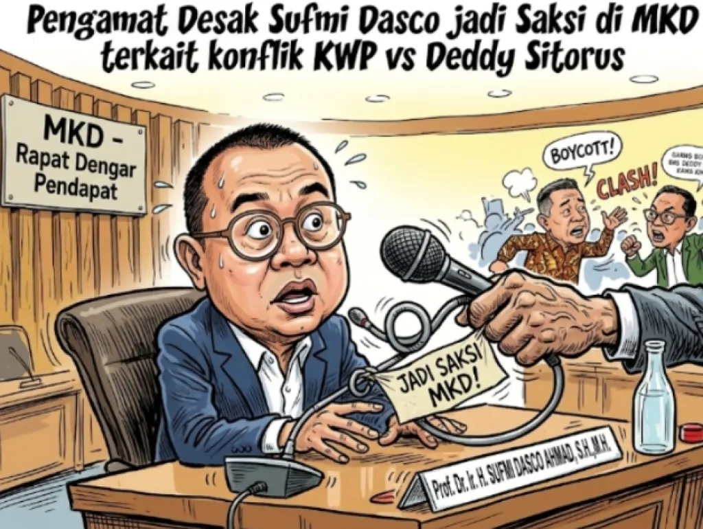Praktisi Dorong Dasco jadi Saksi di MKD Kasus Deddy Sitorus vs KWP: Kemarin Bisa Jadi Mediator PWI vs Hotman Paris