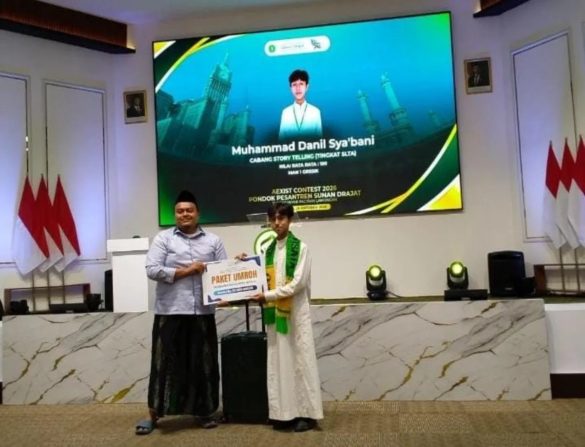 Dari Pesantren ke Panggung Nasional, Muhammad Danil Sya’bani Raih Juara 1 Storytelling