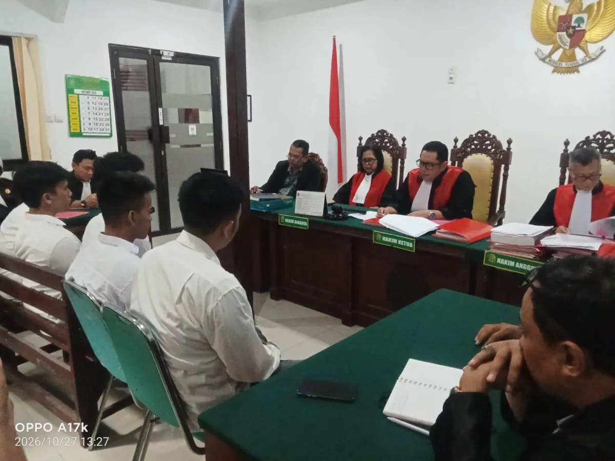 Kekerasan terhadap Yunior, Lima Mahasiswa Hang Tuah Divonis 10 Bulan Penjara