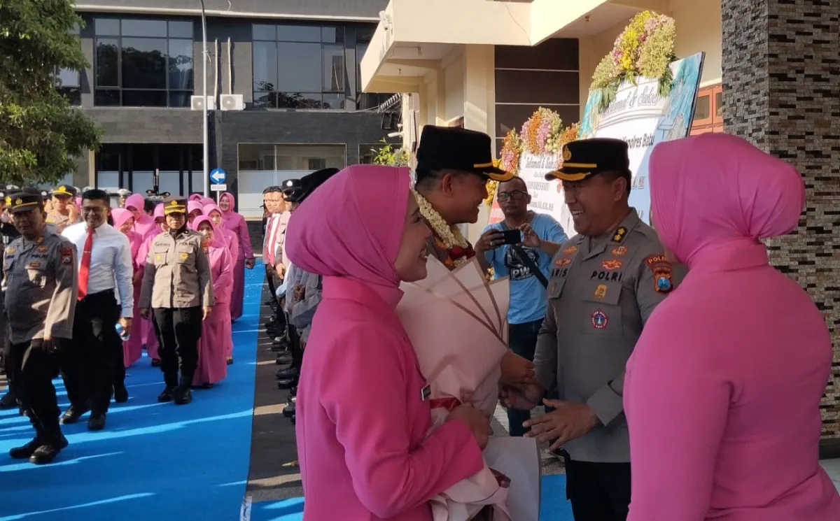 Disambut Pedang Pora, AKBP Panji Gedhe Prabawa Siap Perkuat Pelayanan Polres Batu