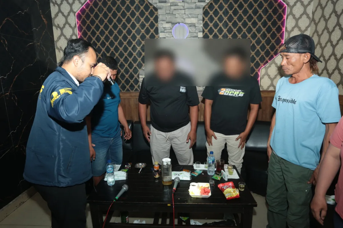 Polres Madiun Razia Cafe K5 Wonoasri, Antisipasi Penyalahgunaan Narkoba