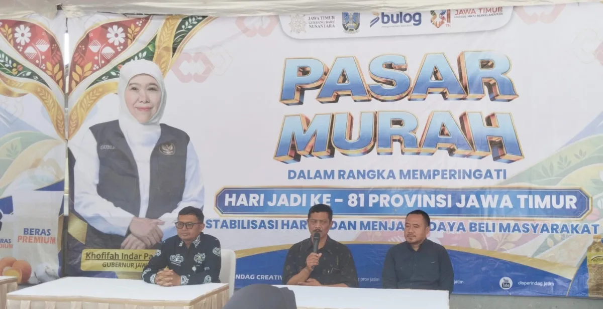 Pasar Murah Jatim di Pesanggrahan, Beras 5 Kg Rp55 Ribu Bantu Ringankan Belanja Warga